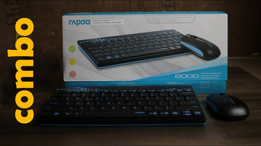 Keyboard and Mouse Multi Mode Wireless 8000M Rapoo